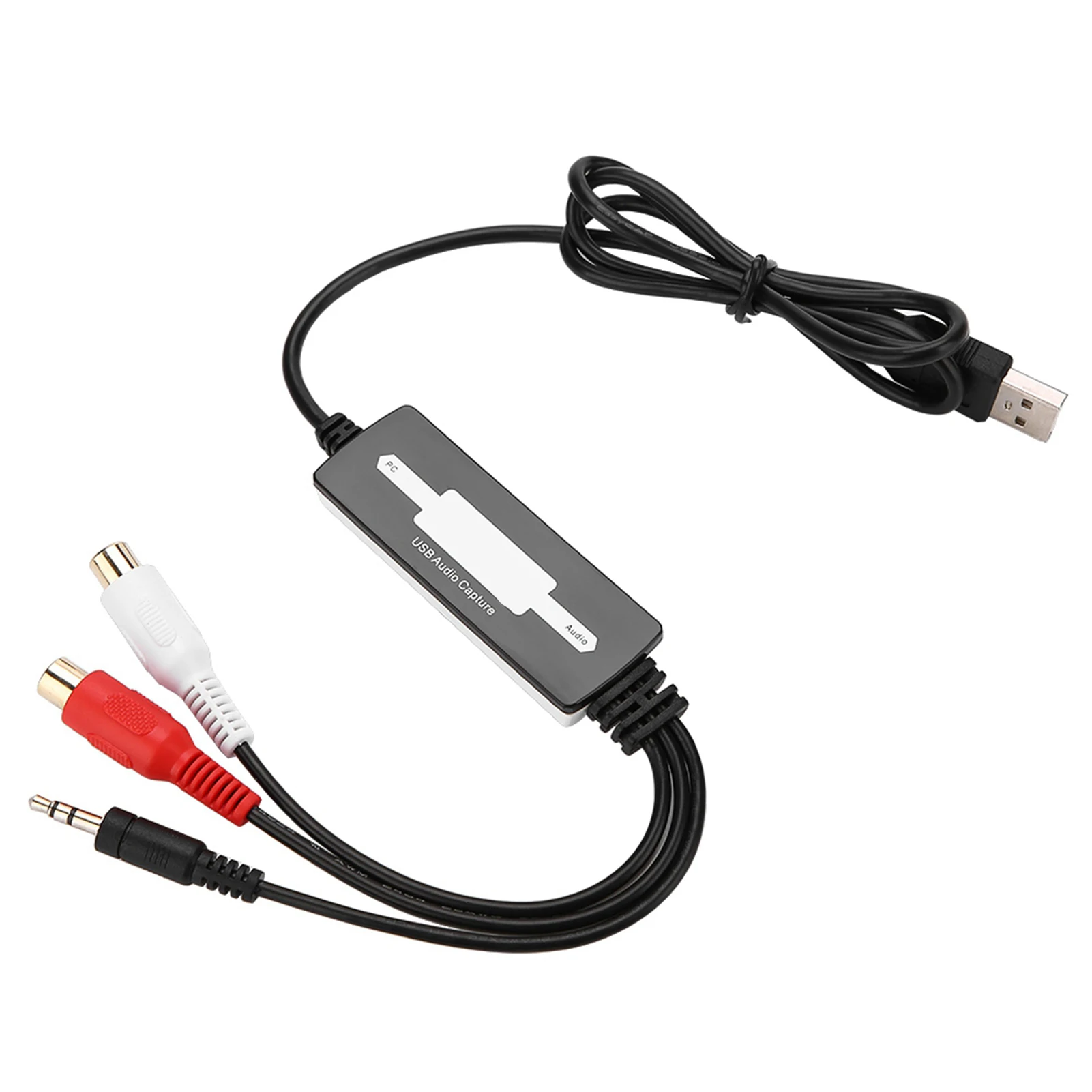 مسجل التقاط الصوت USB التقاط الصوت USB بطاقة مسجل التقاط الصوت تحويل أشرطة الأقراص الدوارة إلى MP3/WAV