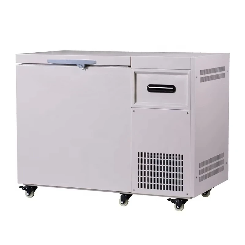 Rapid -60 Degree 118 L  Horizontal Ultra- Low Temperature Deep Freezer in Hospital or Lab