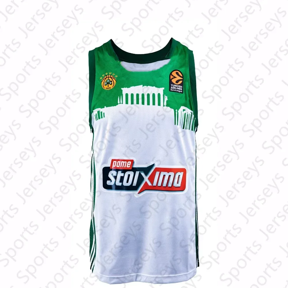 2024 New Arrivals Panathinaitkos Basketball Jersey Fan Special Jersey Kit Greece Men Summer Basketball Sports Jersey Vest TShirt