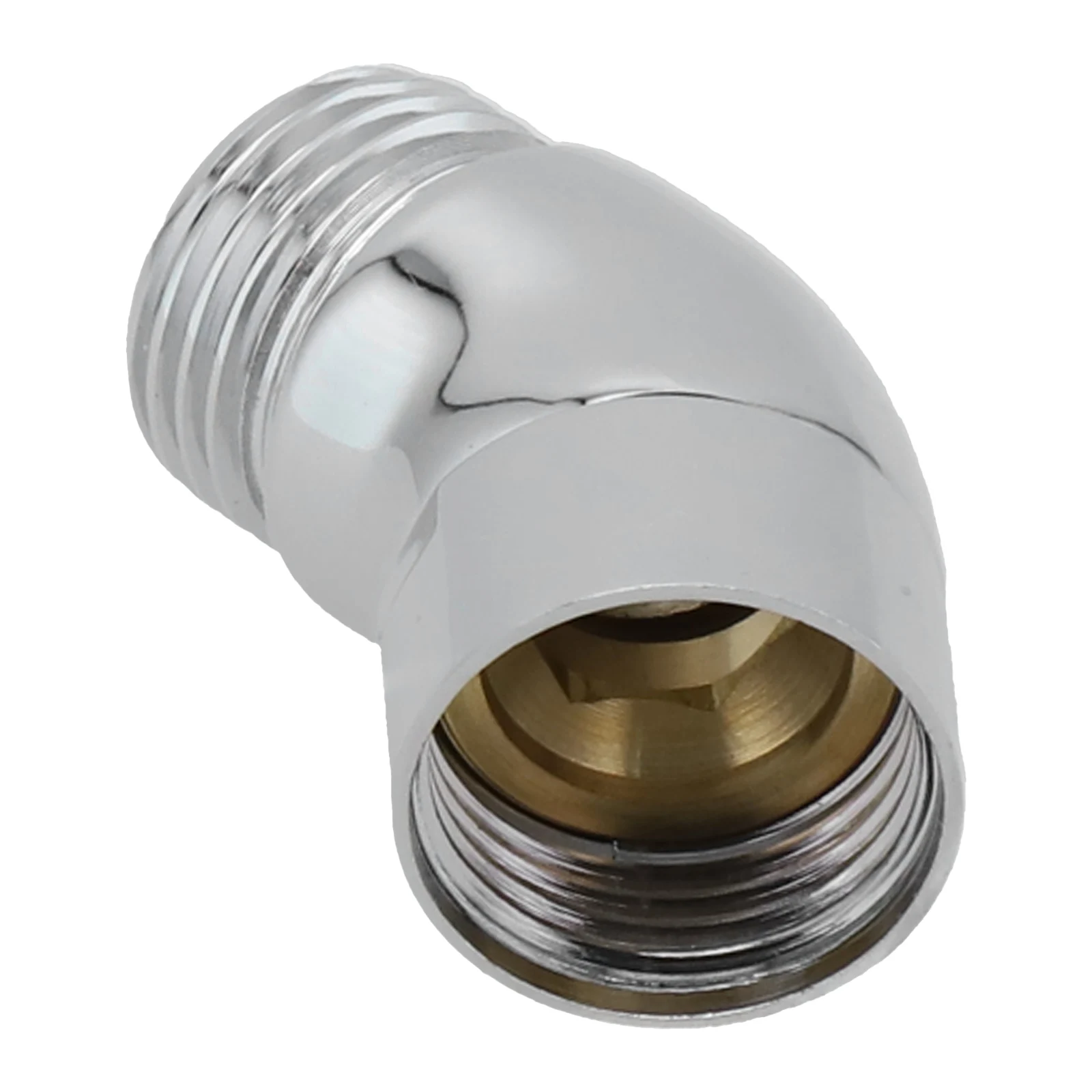 G1/2 Shower Top Spray Elbow Chrome Angle 135° Sprinkler Nozzle Adapter Shower Head Connector Faucet Sprayer Bathroom Accessories