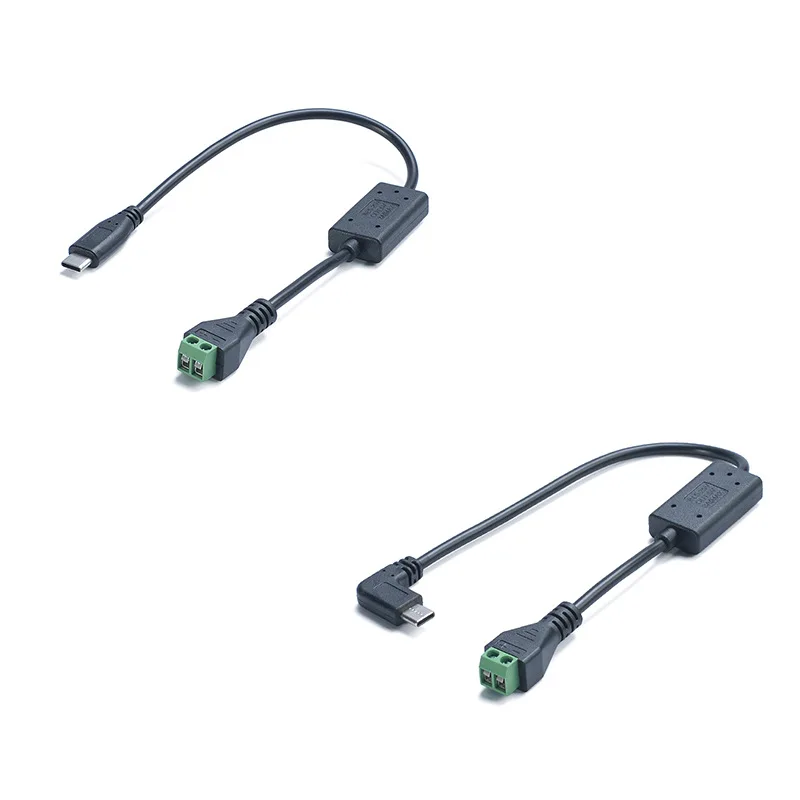 DC Power Supply Step-down Output 5V Power Supply Line Type-c Male To DC5.5*2.1mm Female 24V 12V 9V TO 5V for Camera Charging