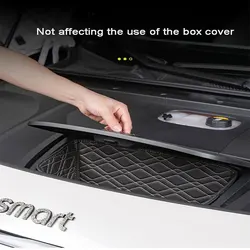 Car Hood Luggage Compartment Mat Leather Trunk Storage Mat For Smart Elf 1 # Car Accessories Interior Modification
