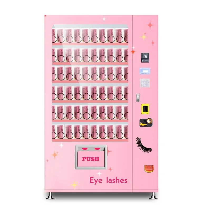

Europe Quality Women Girls Pink Eye Lashes Vending Machine for False Lashes