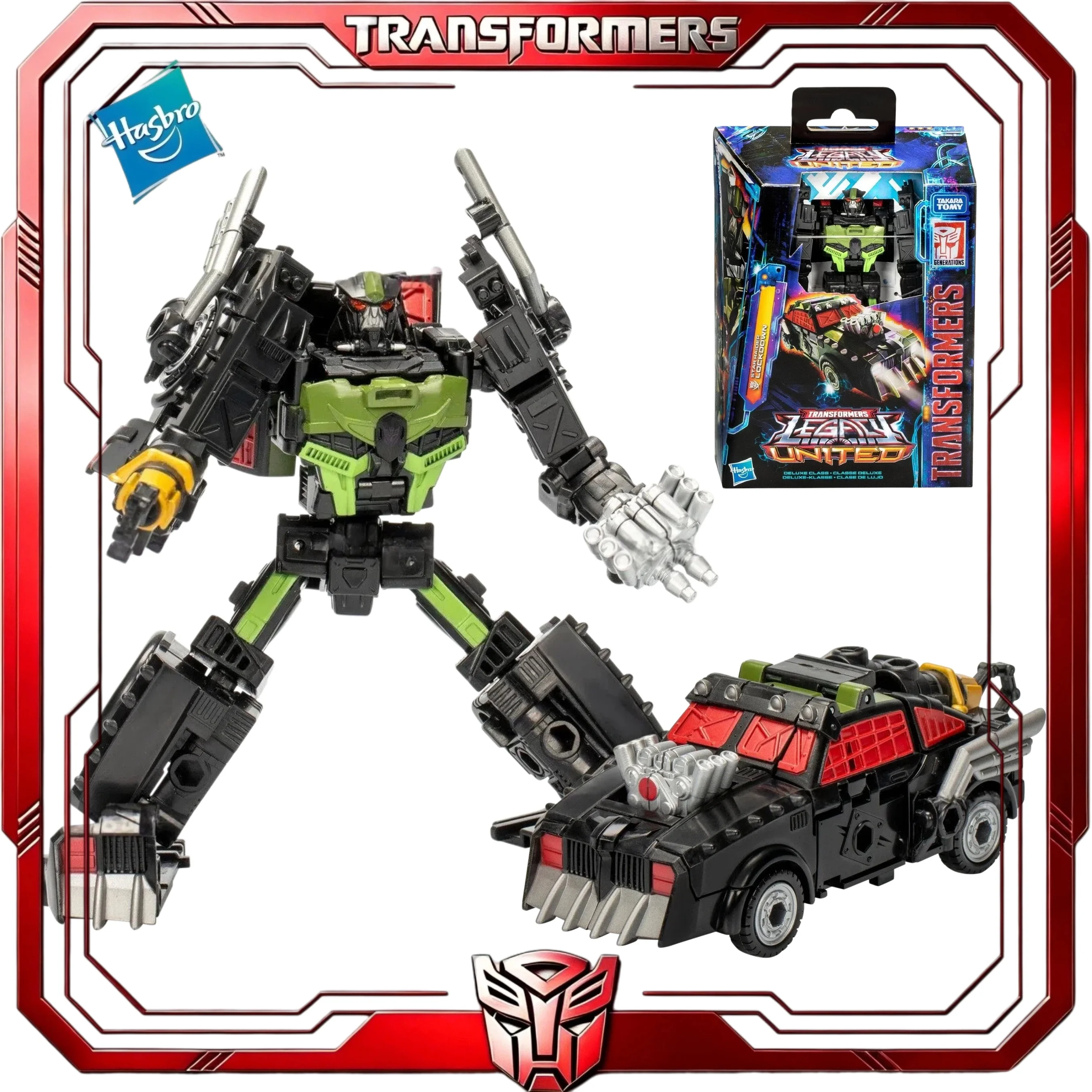 

In Stock Transformers Legacy United Deluxe Star Raider Lockdown Hasbro Walmart Exclusive Bounty Hunter Collectible Action Figure