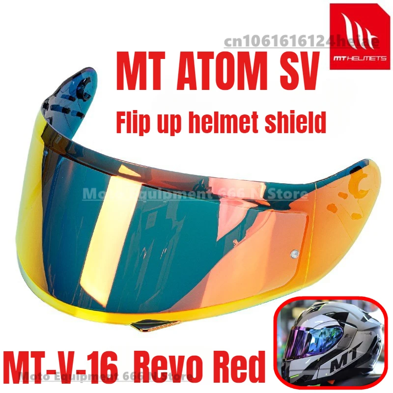 

Original MT-V-16 Helmet Lenses Motorcycle Flip Up Helmets Lens Anti fog sticker,MT ATOM SV Original Visor,Helmet Len Base