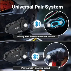 Freedconn R1 Pro Bluetooth Motorcycle Helm Gegenstand Ohrhörer Telefon -Überschrift Wi Fi App Moto Traço Cam Moto DVR Automatik 10 Hauptverkaufsstunde Wireless Mikrofon - №1