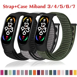 Nylonschlaufe Mi Band 4 5 6 7 Ersatzarmband Weiches verstellbares Armband Pulsera Correa für Xiaomi Mi Band 3 4 5 6 Armband