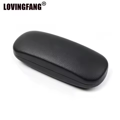 Hot PU Leather Glasses Case Women Hard Waterproof Eyeglass Case Cover Portable Reading Glasses Box For Men Solid Spectacle Cases