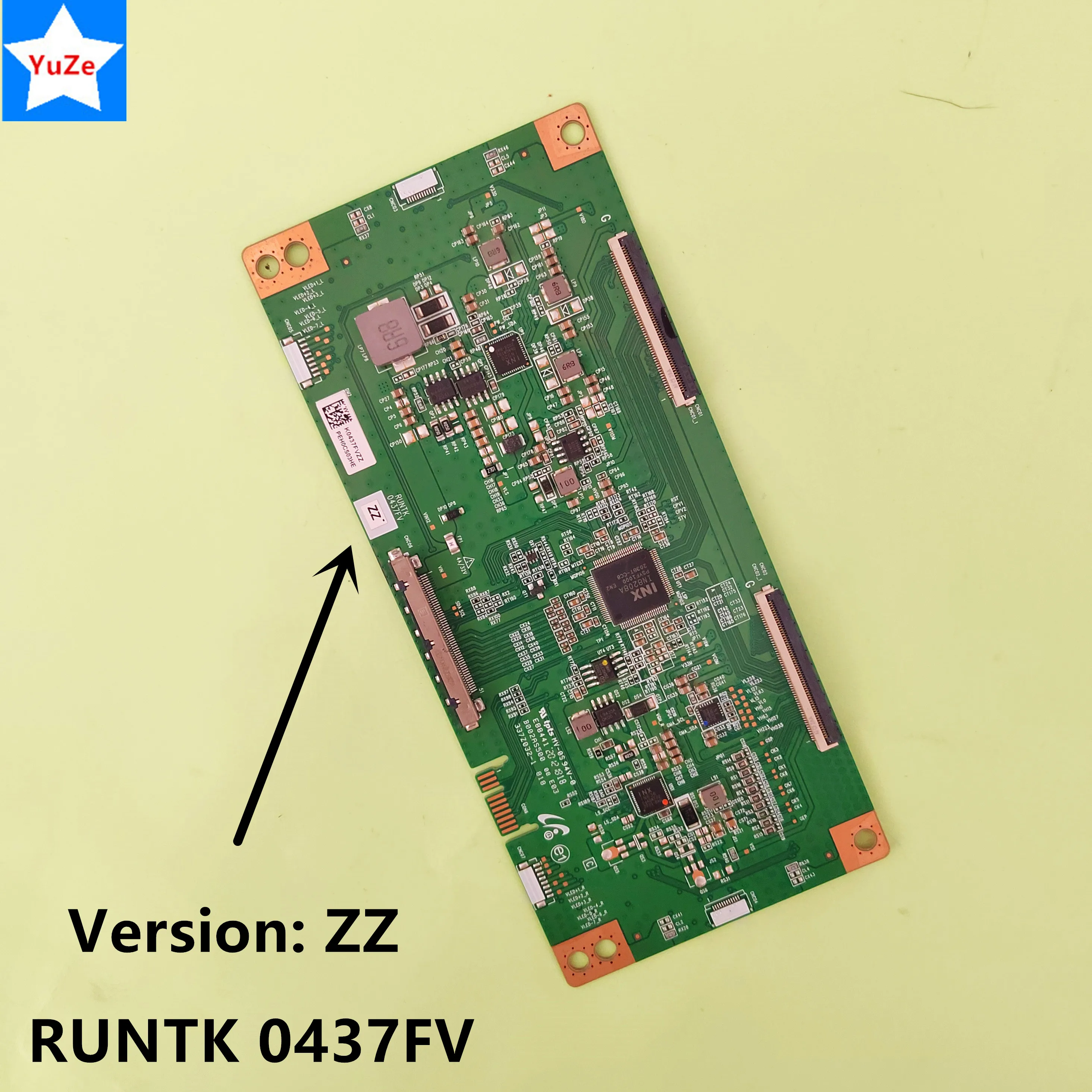 

T-con плата RUNTK 0437FV ZZ 337Z032-1 для 60 ''60 дюймов 60E 3F TV логическая плата B002AS500