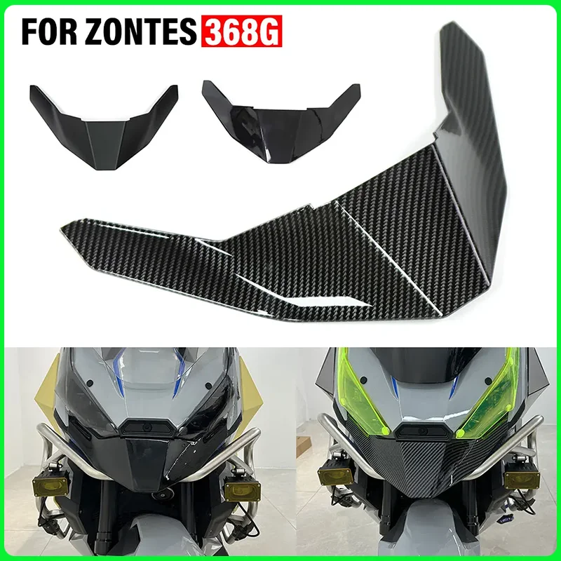 

Motorcycle Front Nose Fairing Beak Extender Cowl Protector Fender Cover Front Fairing Winglets Aerodynamic For ZONTES 368 G 368G