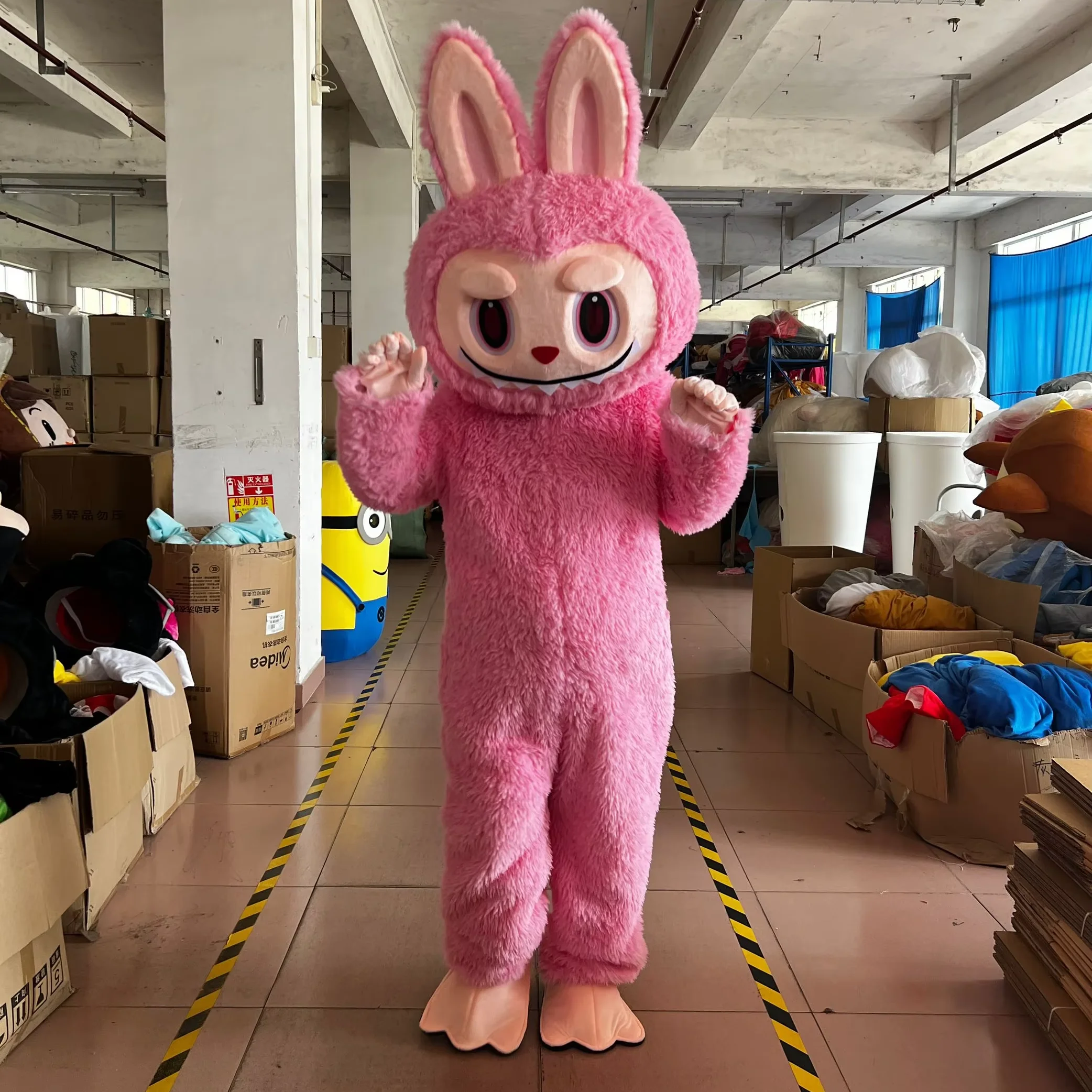

FOR Labubu Gremlin Cosplay Costume Adult Inflatable Cartoon Doll Costume Walking Street Stage