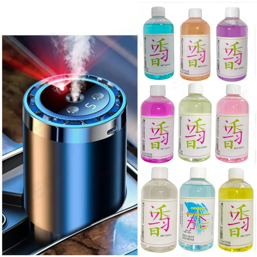 Car Aromatherapy Refill / Air Freshener Refill, 260ml Large Capacity, Multiple Natural Sweet and Fragrant Scents. - view 3