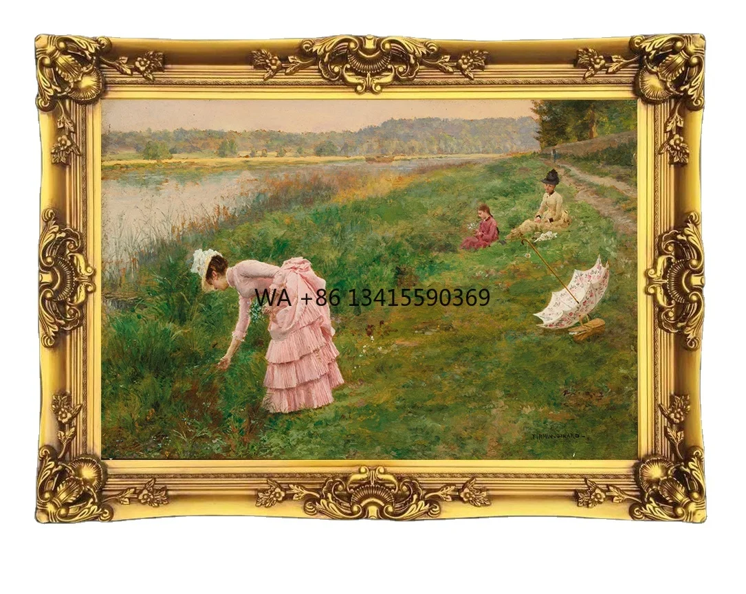 

Factory Wholesale Solid Wood Frame Ornaments Painting Picture Frame