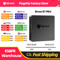 BMAX Mini PC B1 Mini Windows11Pro 8GB RAM 128GB ROM N4000 Micro Desktop Computer Dual- Band WiFi Mini Pc