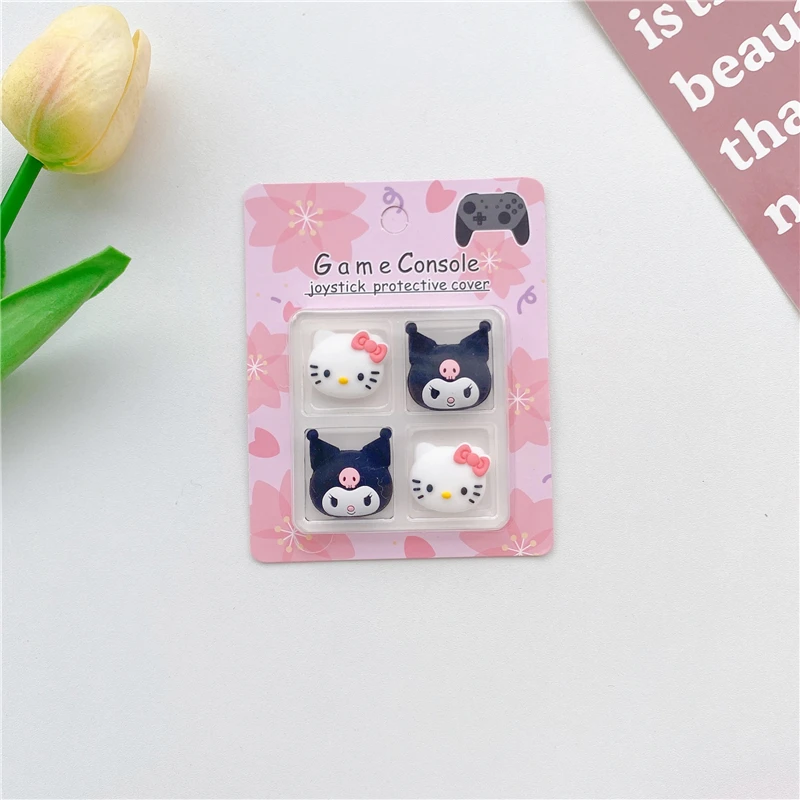 Cartoon Soft Silicone Thumb Stick Grip Cap For Sony PS5 PS4 XBOX Switch Pro Gamesir Controller Joystick Cover Protector Case view 6
