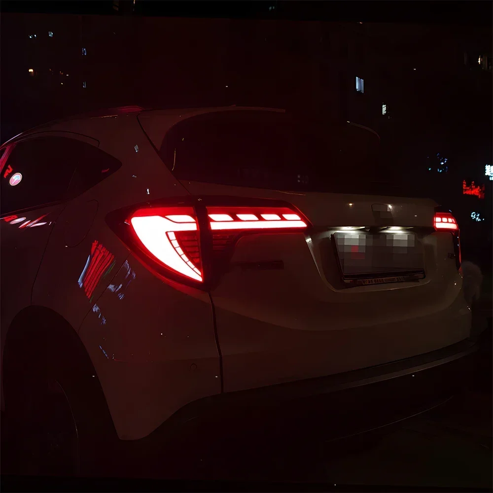 

For Honda Vezel Hr-V Xr-V 2014-2021 Car Taillights Assembly Upgrade LED Dynamic Signal Lamp Auto Rear Back Lamps Accessories