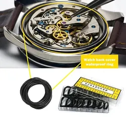 0.5mm/0.6mm Watch Back Case Waterproof Rubber Ring O-Ring Gasket For Watchmaker Repair Tools Watch Accessory