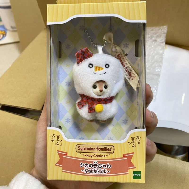 

In Stock Original Sylvanian Families Fruit Series Pendant Cherry Snowman Deer Apple Strawberry Seals Pendant Birthday Gifts