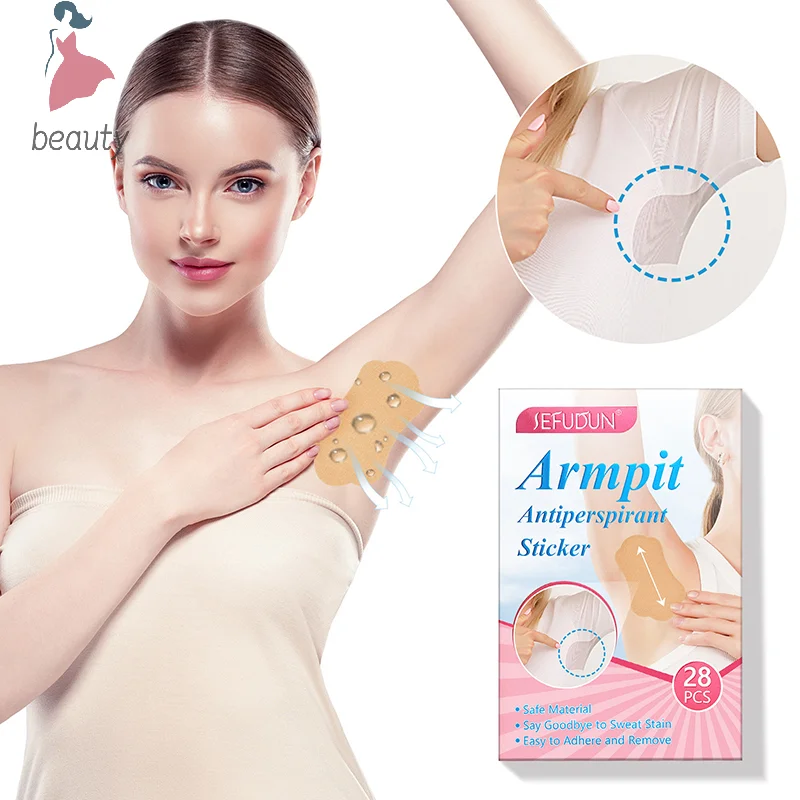 SEFUDUN parche absorbente de transpirante desechable Invisible para axila, prevención de olores, parche antitranspirante para las axilas de los pies