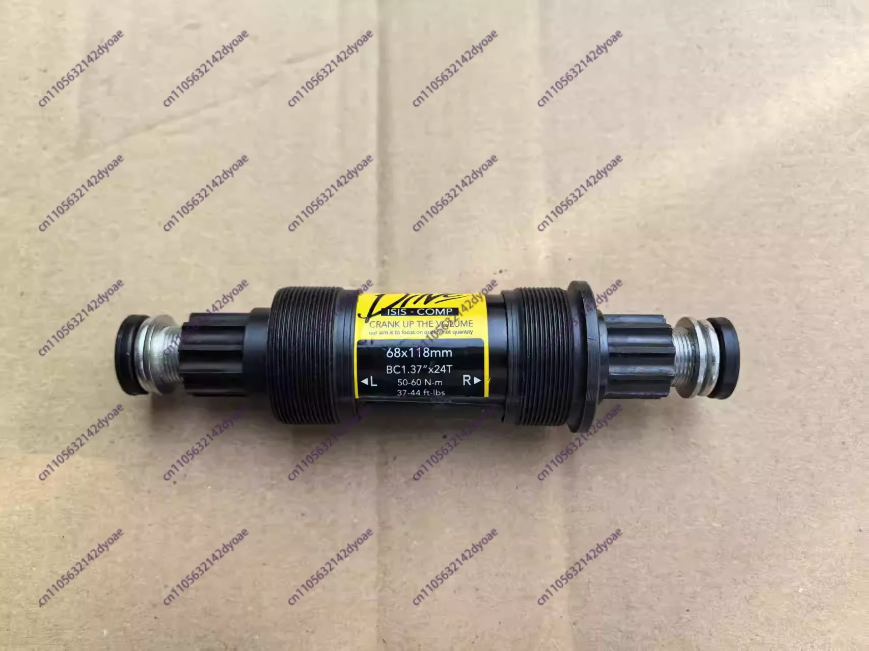 

Splined crankshaft ISIS crankshaft 10-tooth large spline, suitable for FSA chainset 68*118MM/68*113MM