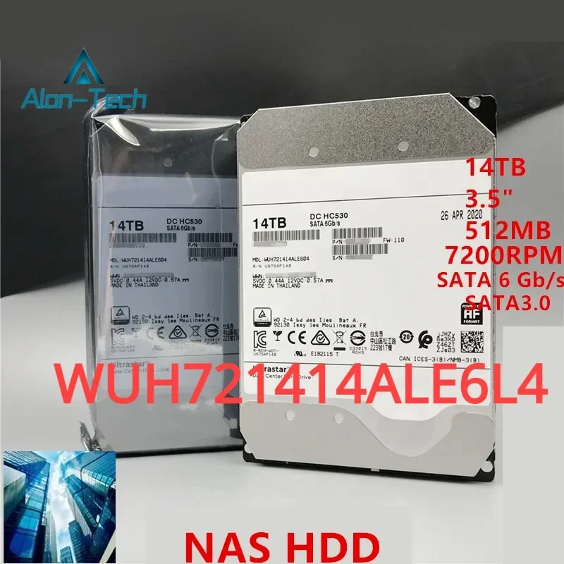 HDD For W-D WUH721414ALE6L4 14TB 3.5