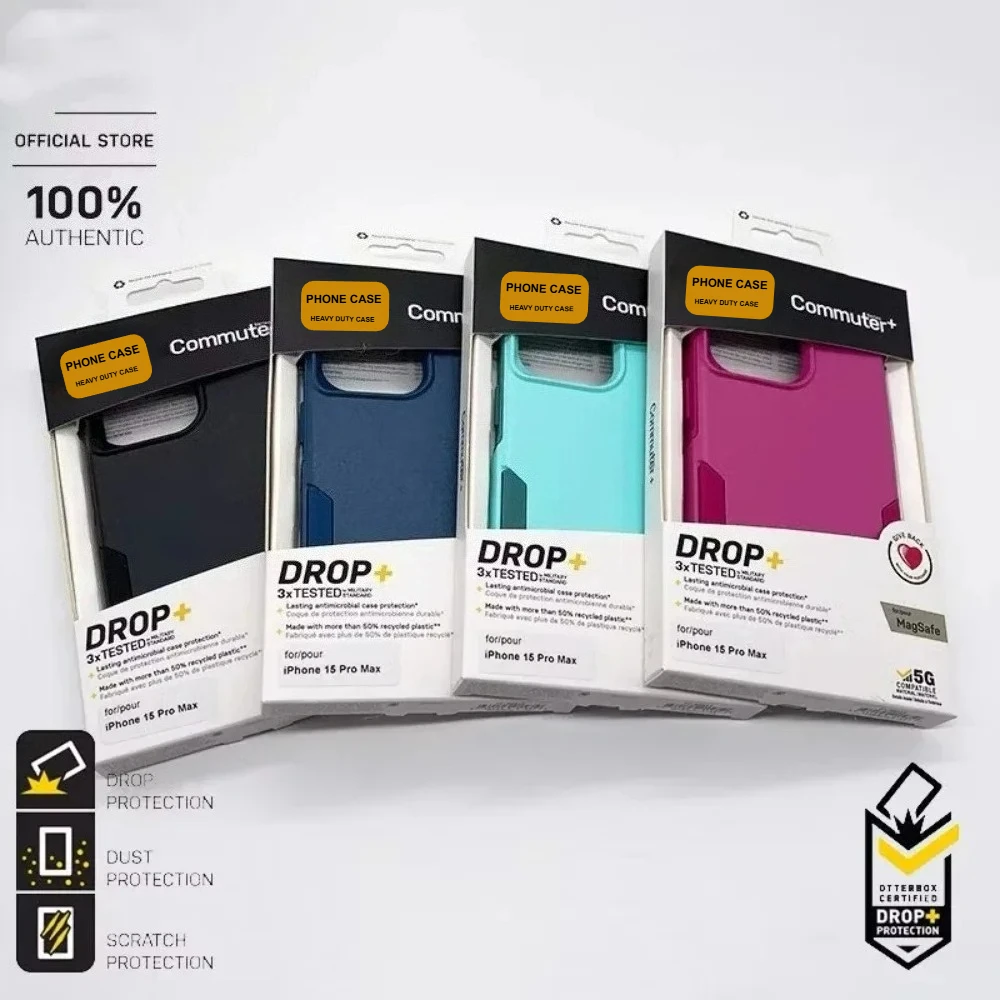 Funda protectora resistente OTT-Box para IPhone 17 Pro Max Air 16 15 14 Plus 13 12 para MagSafe Hybrid Dual Layer Armor Protect Cover