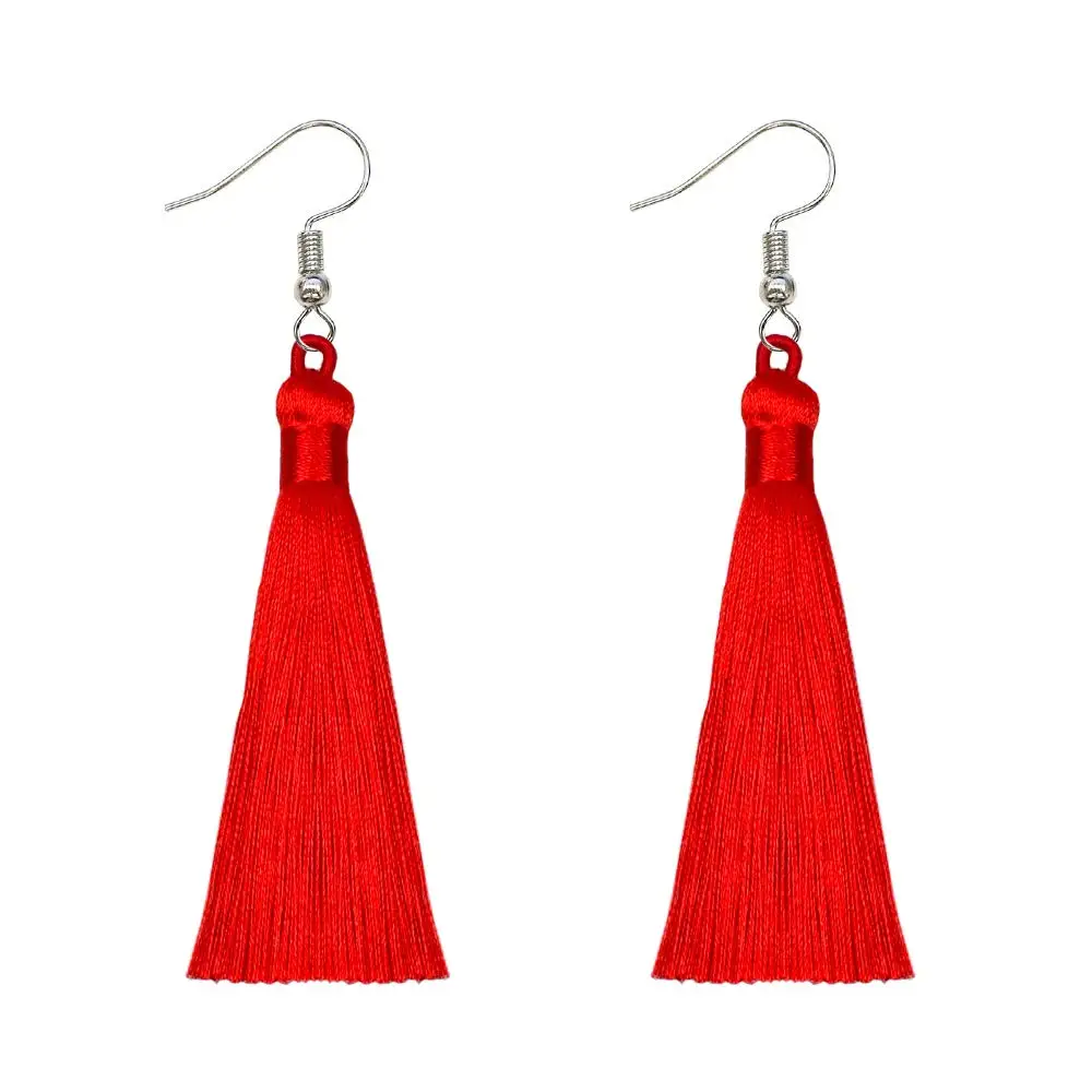 10pc 8cm Tassel Fringe Accessories for Imitation Earring Resin Bookmark Jewelry Keychain Craft Material Making Supply Handmade