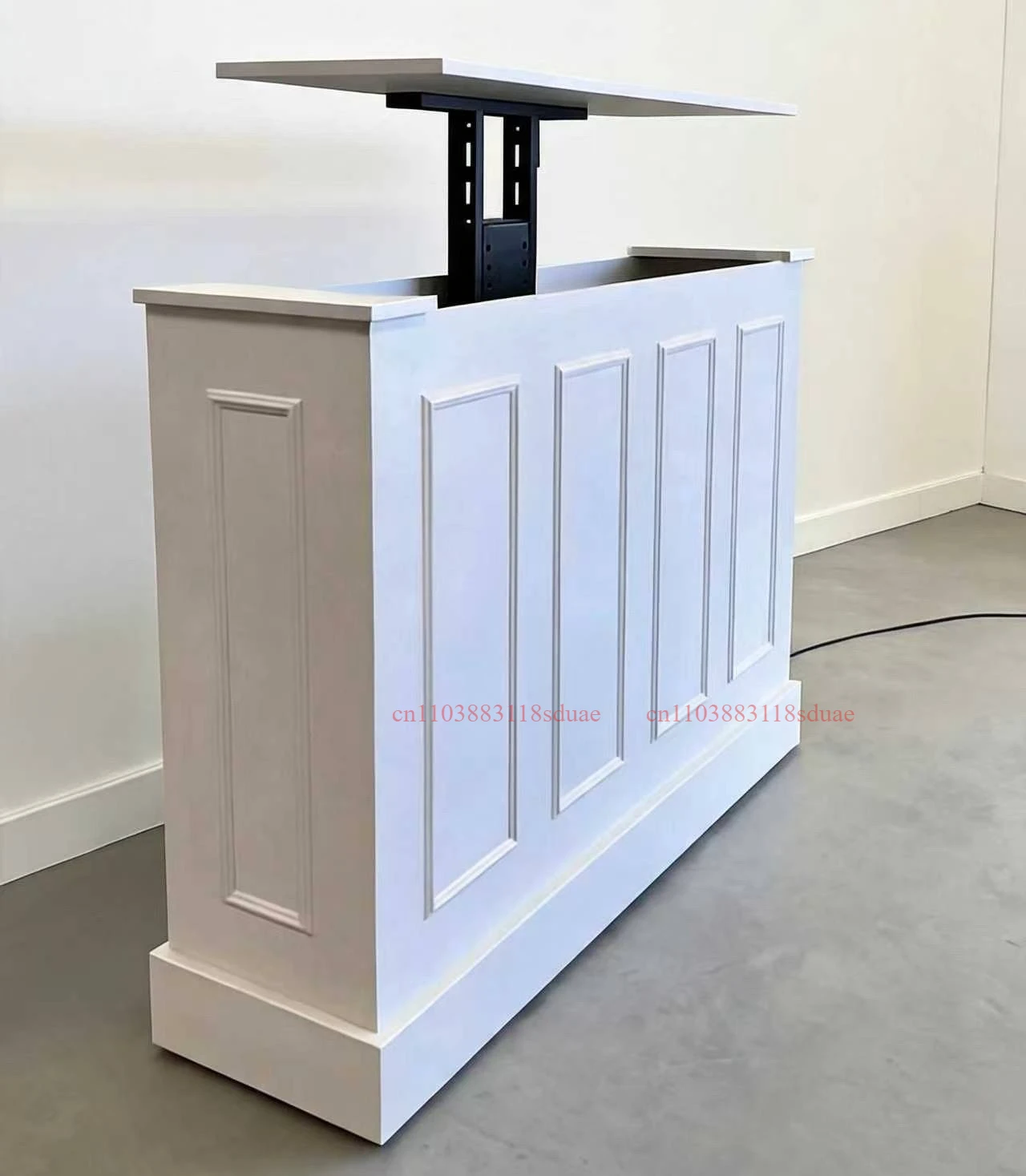 Lifting height 710-2480mm hidden remote control TV lifting cabinet, suitable for TV 32-120 inches
