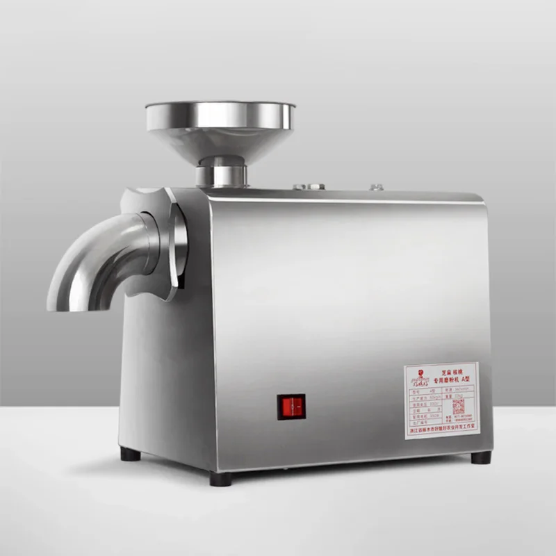 Máquina trituradora a base de aceite de yema de huevo salada, almendra, semillas de lino, sésamo, 220V, trituradora de grasa de 850W, comercial, multifuncional para el hogar