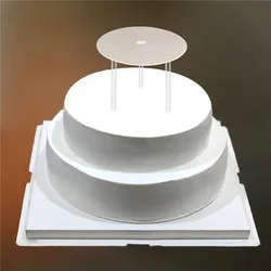 New Multi-Layer Cake Stands Support Straw Frame Mold Tier Set Round Spacer Piling Bracket DIY Cake Decor Pastry Tool for Kitchen