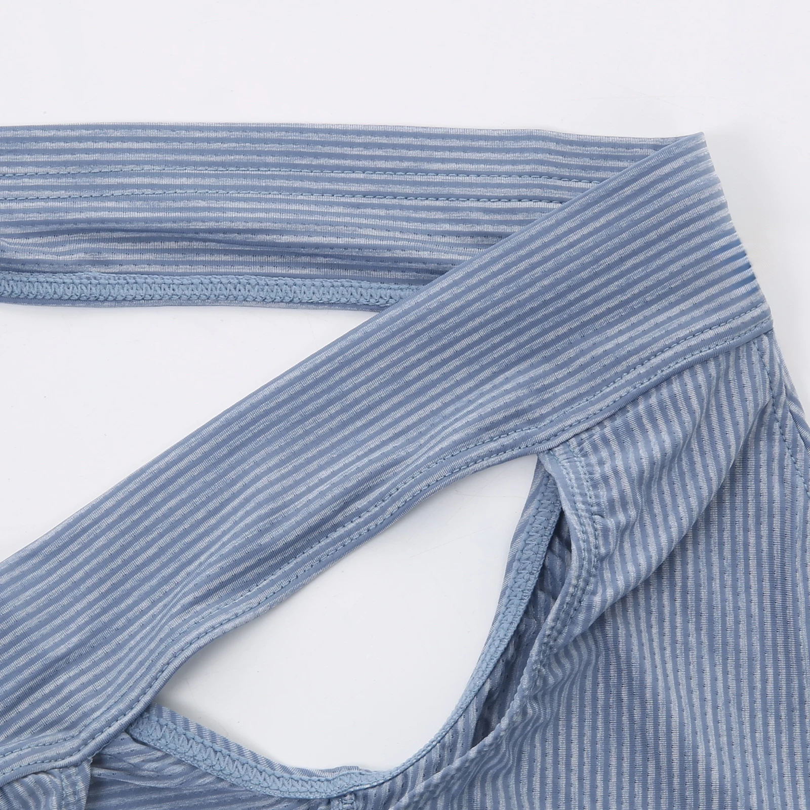 4er-Pack Gym-Slips für Herren, Unterwäsche mit großem Beutel, Sportunterhose, Trainingsunterwäsche, Fitness, bequem, für Bodybuilding, hoch geschnitten, breiter Bund – Detail 13