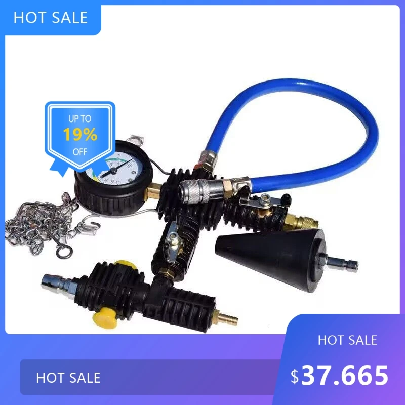 

725Ультимальный набор из 28 тестеров давления в радиаторе, универсальный вакуумный тестовый детектор системы охлаждения для ремонта автомобилей