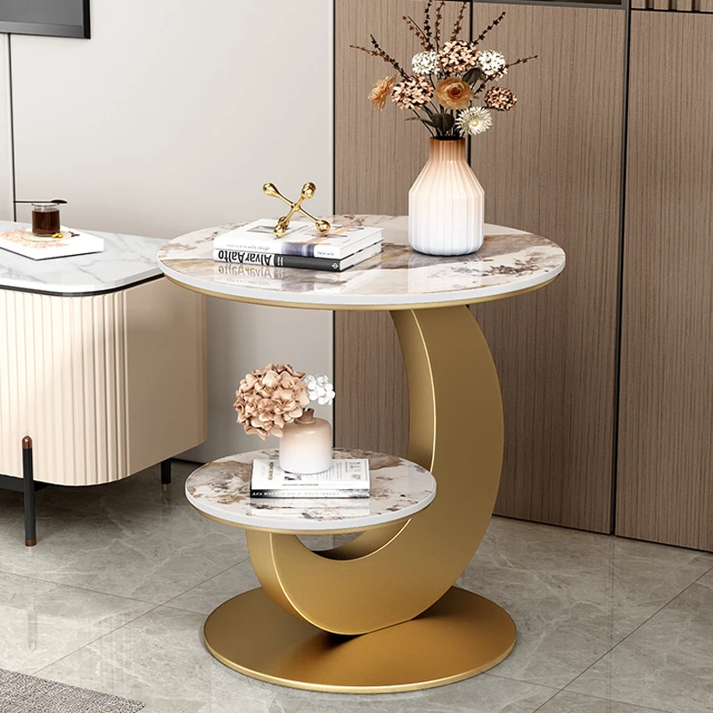 Уникальный журнальный столик в скандинавском стиле, роскошная гостиная, небольшое украшение, эстетический дизайнерский столик, современная мебель для салона Mesas Bajas