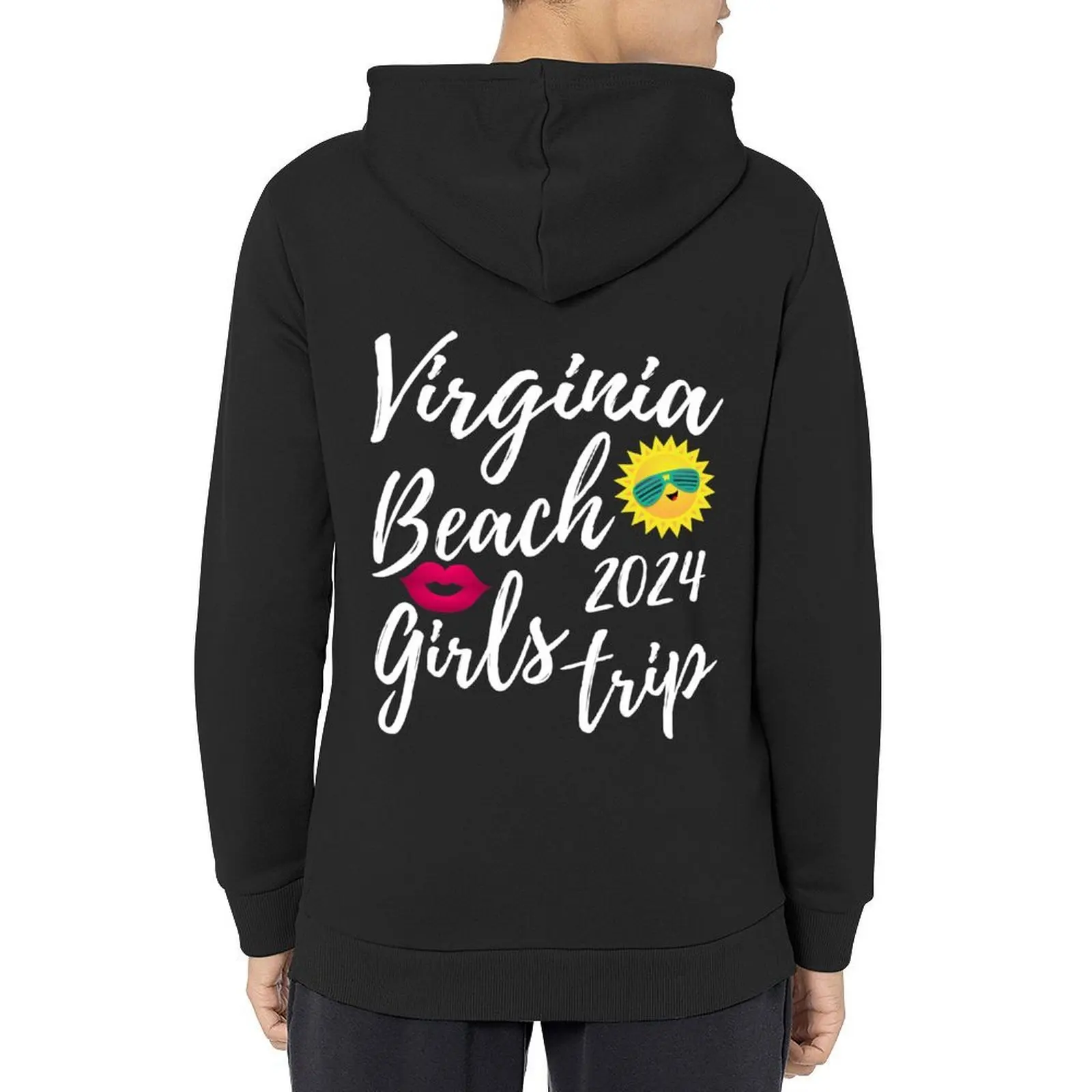 

Virginia Beach Girls Trip 2024 Bachelorette Vacation Fun Matching Group Travel Design Hoodie men's clothing hoodie men