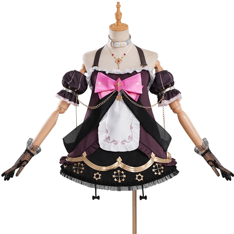 Coser Game Virtual YouTuber Ace Taffy أزياء تنكرية موحدة للهالوين كرنفال حفلة عيد الميلاد لعب الأدوار الملابس الملابس #4