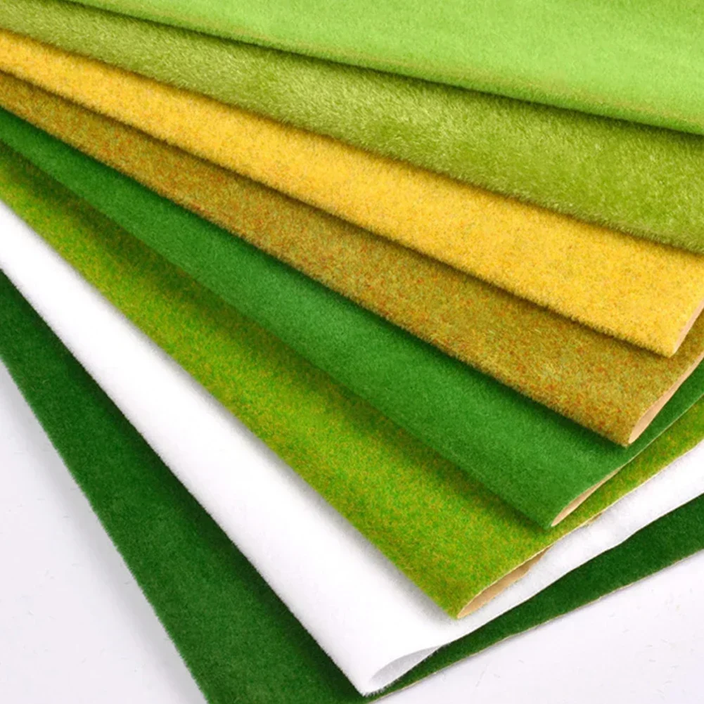 Artificial Lawns Grass Mat Landscape Grass Mat For Miniature Model Train Architectural Layout Lawns Fake Turf Mat Decor Garden
