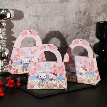 新款Hello Kitty糖果盒 可愛卡通婚禮糖果盒 Hello Kitty手提糖果袋 女孩禮物 派對用品 10 最佳銷售 Hello Kitty婚禮 - №8