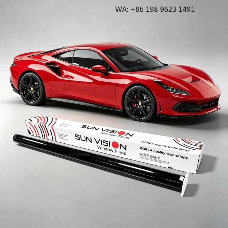 Factory Direct Solar Car Window Film High Heat Rejection Anti UV HD Definition Privacy Window Tint Wholesale  Box