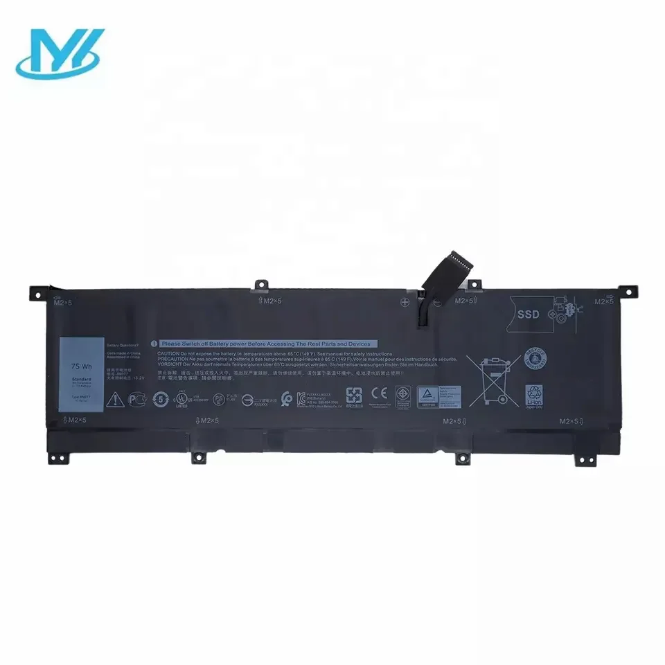 Bateria do Portátil 8n0t7 para Dell Xps 15 9575 em Precisão 5530 em Estação de Trabalho Móvel 15-9575-d2801ts D1805ts d2 Notebook