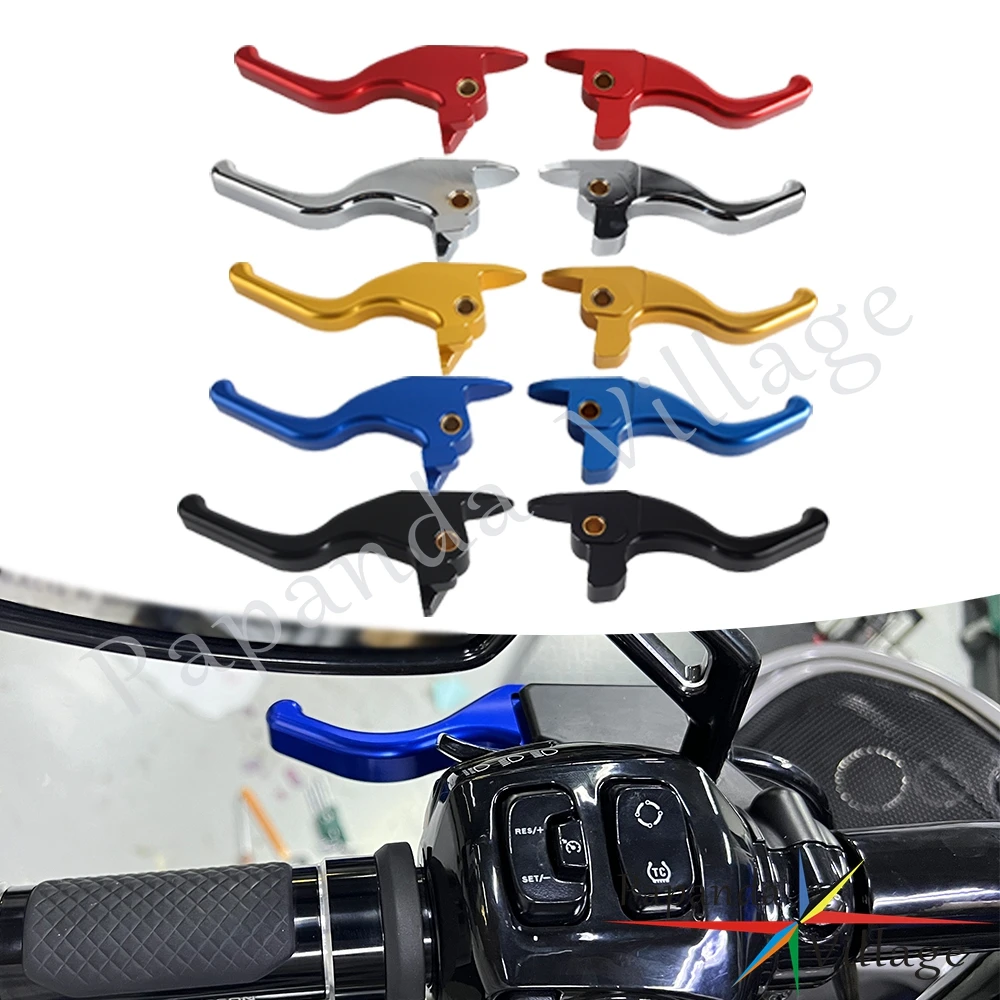 

For Harley Softail Slim S FLSS Fat Boy S FLSTFBS 2017 CNC Motorcycle 2-3 Fingers Short Brake Clutch Hand Levers Handle Lever