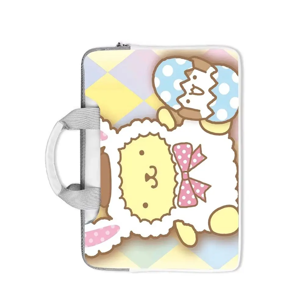 

Hello Kitty Kurome Pompom Purin Laptop Bag 12 13 14 15 15.6 16 Inch Laptop Sleeve for Macbook Computer Handbag Storage Bag Gift