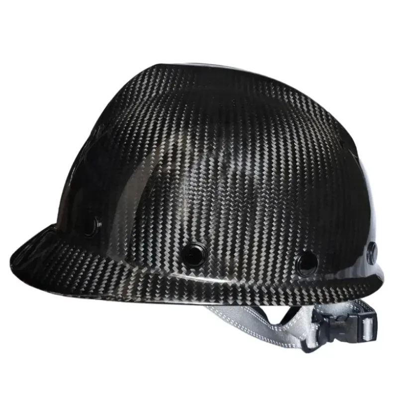 100% Carbon Fiber Helmet High Strength Carbon Fiber C-a-p Brim Hard Hat