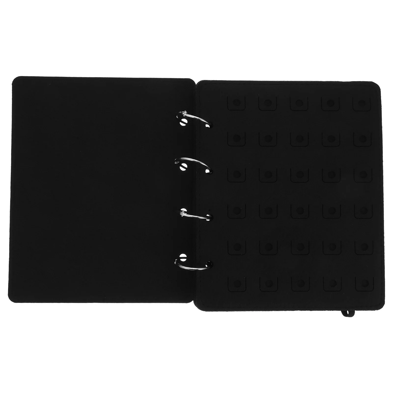 

Pin Collector Book for Enamel Pins Badges Shoe Charms Felt Lined Display and Storage Holder Portable Pin Organizer Binder with