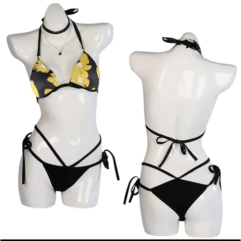 Traje de baño Cosplay de CyMarin Kitagawa, disfraz de Anime My Dress Up, disfraz de Darling, Bikini para mujer, vestido elegante de playa, traje de fiesta