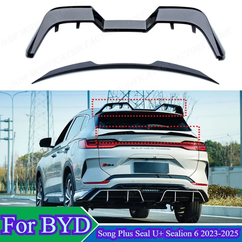 Heckspoiler für BYD Song Plus Seal U+ Sealion 6 2023-2025 – Luftleitblech und Heckflügel für verbesserte Aerodynamik