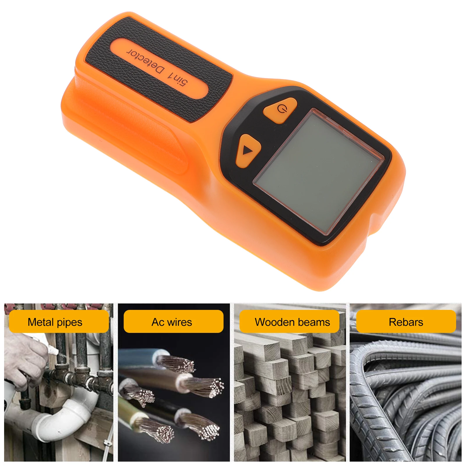 

Stud Wall Scanner Metal Electric Tester Cable Locator Pipe Studs LCD Display Number Multi Function Tool