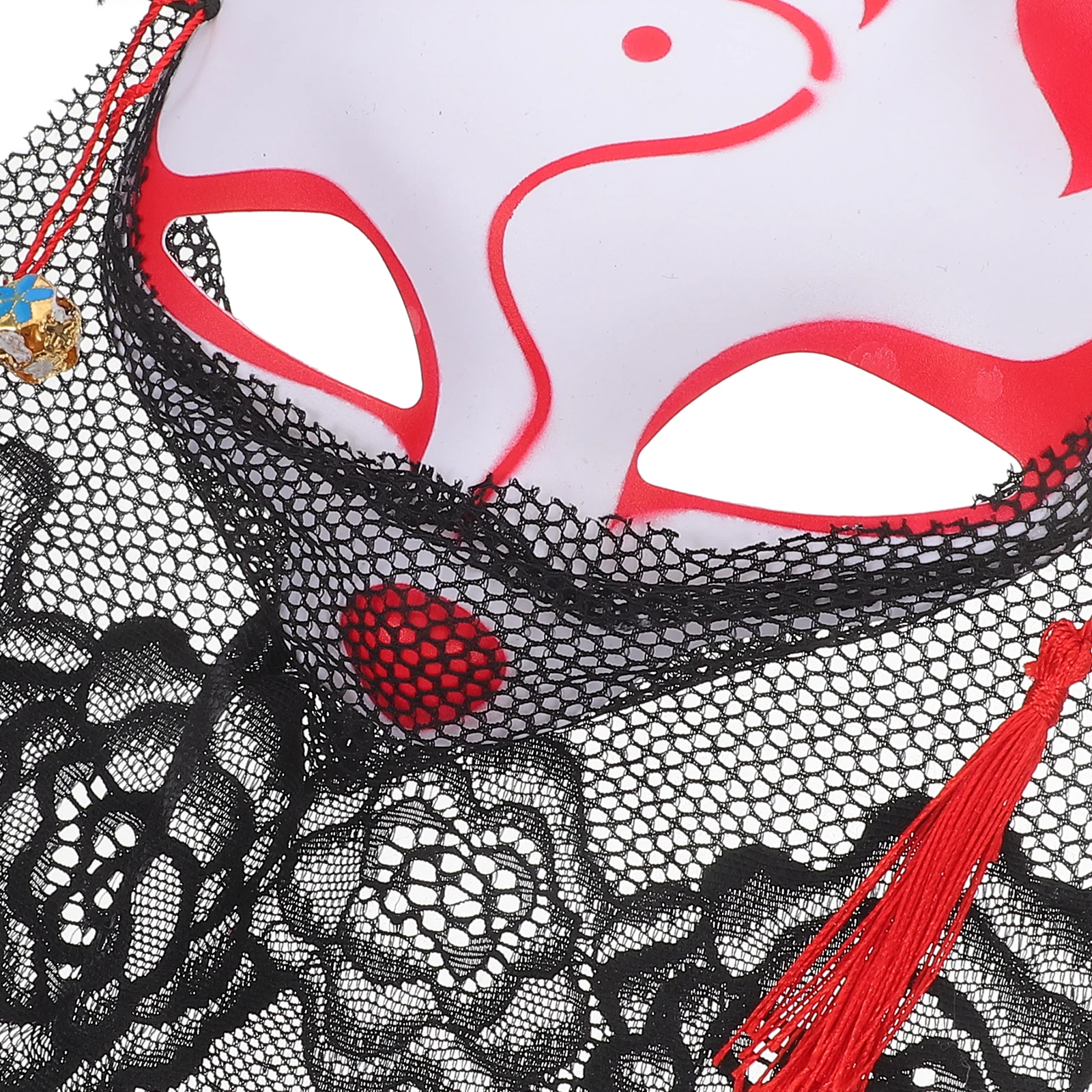 

Half Face Fox Mask Masquerade Polyester Halloween Cosplay Props Animal Lace Veil PARTY FESTIVAL Stage Masks Decorative