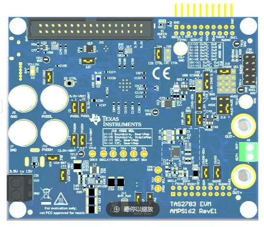 

TAS2783EVM TAS2783 evaluation module for digital input mono