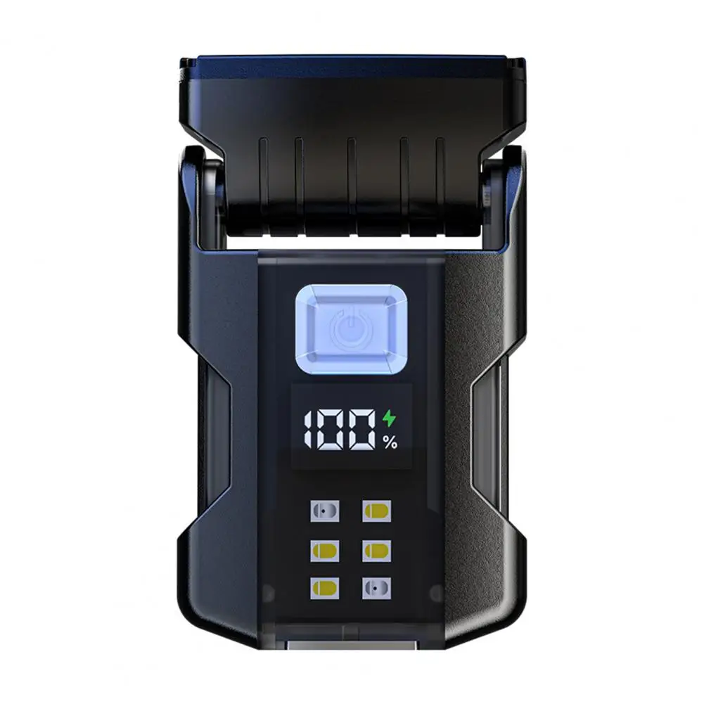 كشافات عرض الطاقة، مشبك قبعة، مصباح أمامي قابل للتعديل، مشبك على القبعة مع شاشة رقمية، أوضاع مقاومة للماء، USB للغطاء #4