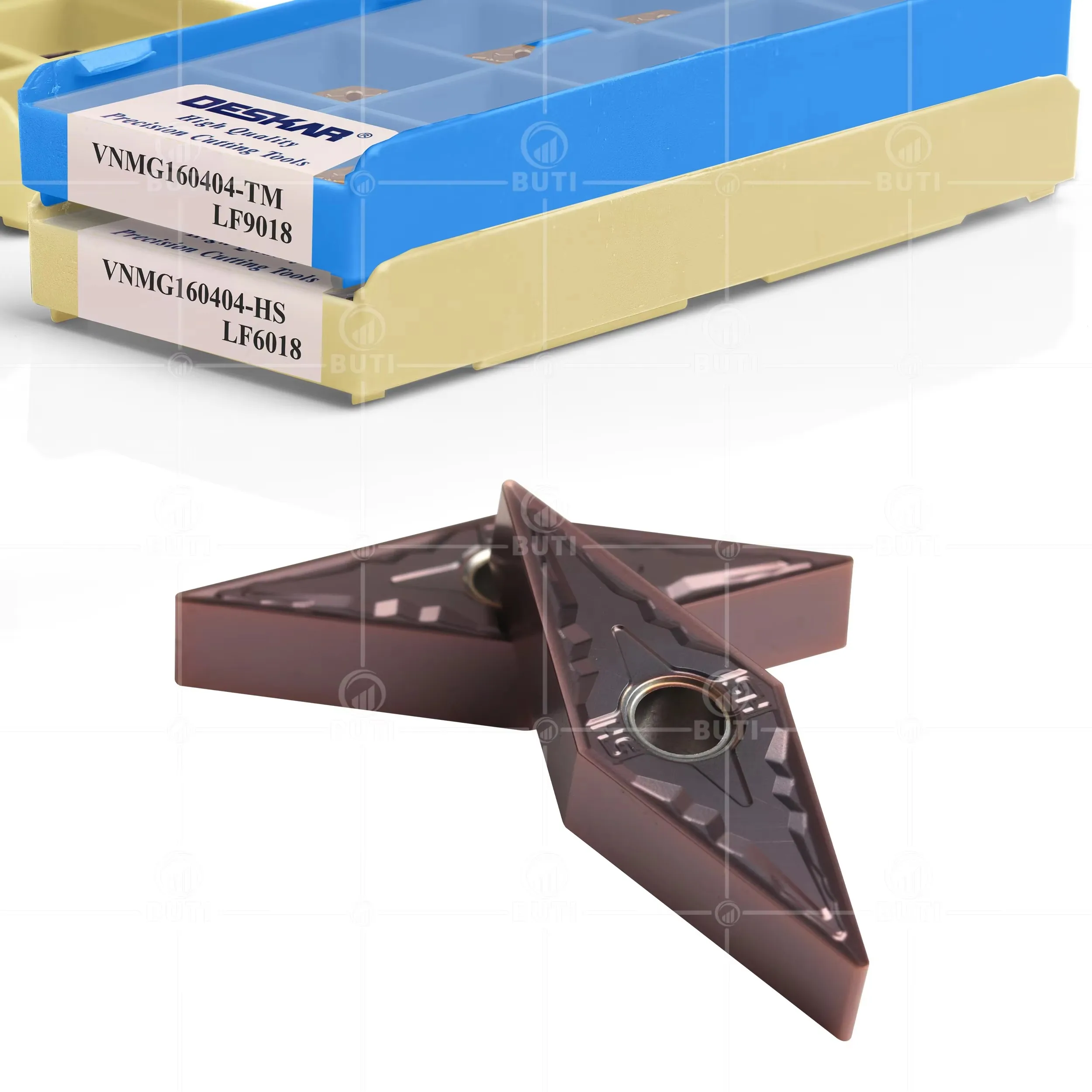 DESKAR Hoja de Carburo 100% Original VNMG 160404   VNMG 160408   MS HS LF6018 LF6118 LF9018 Procesamiento cortador de torno CNC de acero inoxidable
